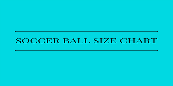 soccer ball size chart